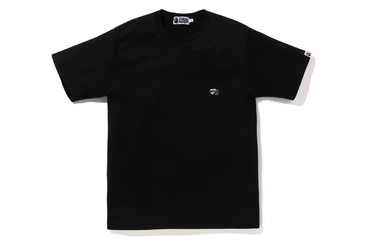 A BATHING APE LABEL POCKET TEE sold by Bape