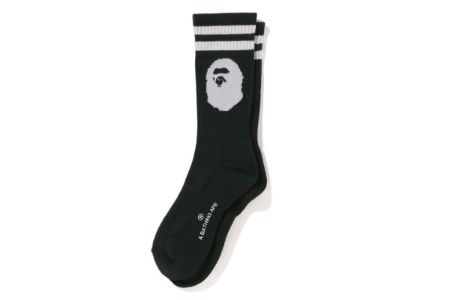 APE HEAD LINE SOCKS sold by Bape