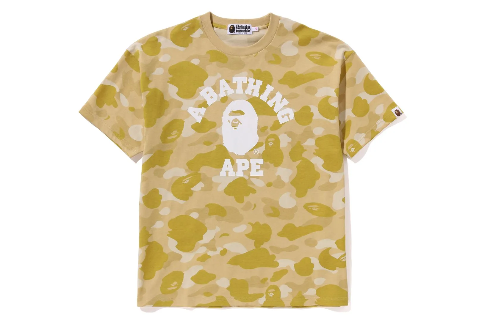 COLOR CAMO COLLEGE TEE sold by Bape