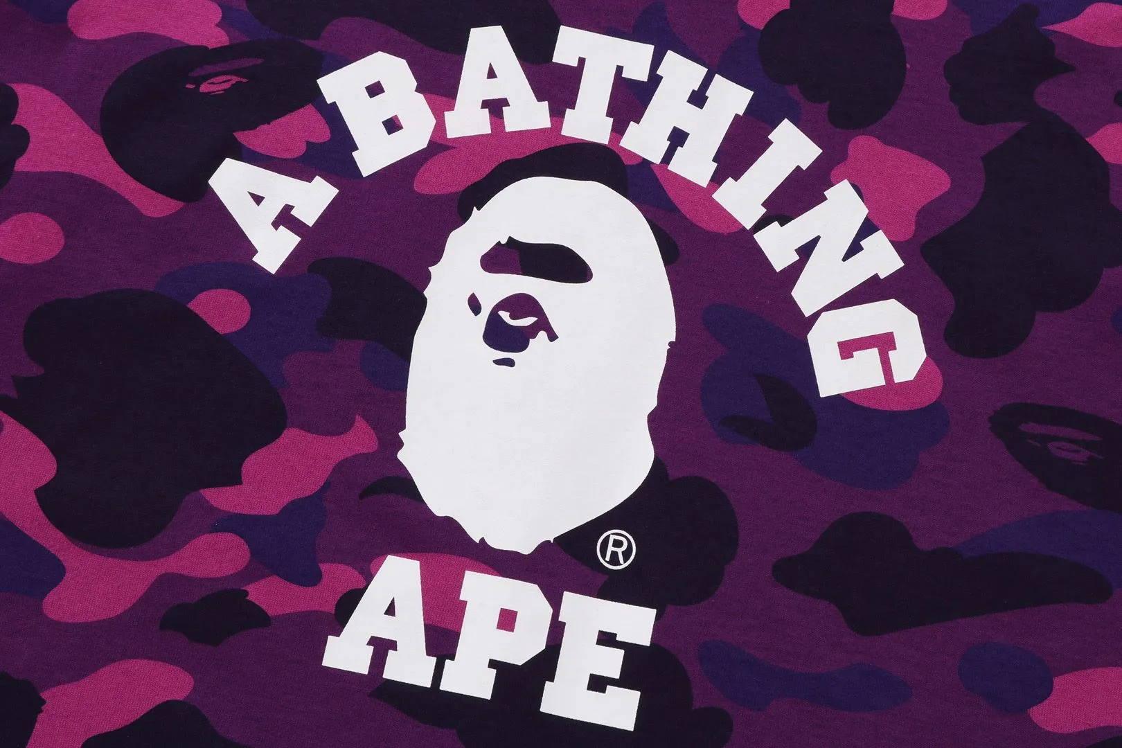 COLOR CAMO COLLEGE TEE sold by Bape product image thumbnail 4