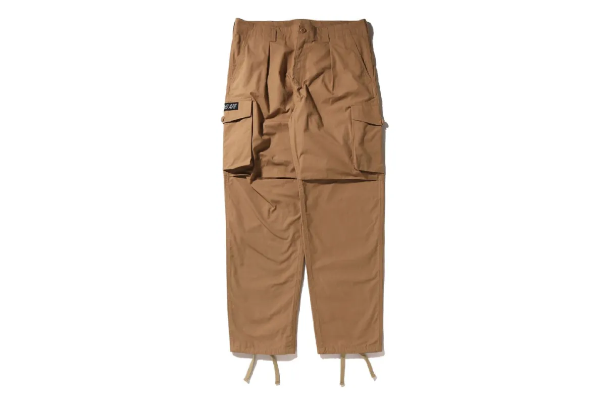 MILITARY WIDE CARGO PANTS sold by Bape