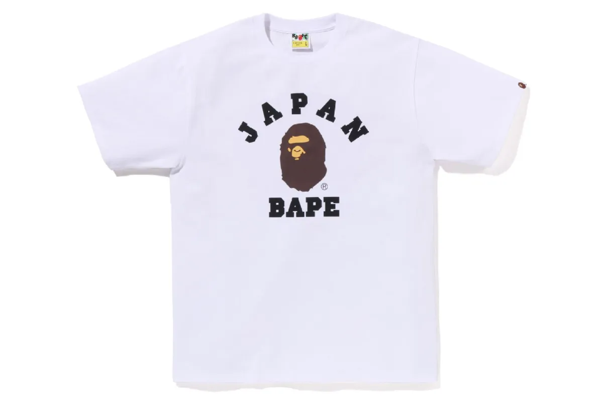 CITY TEE JAPAN COLLEGE sold by Bape