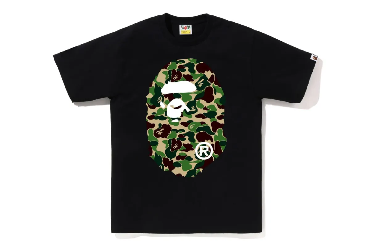 ABC CAMO BIG APE HEAD TEE sold by Bape