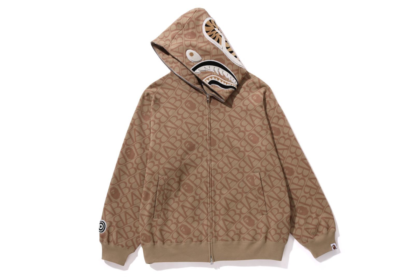 SPORT MONOGRAM SHARK HOODIE sold by Bape product image thumbnail 5