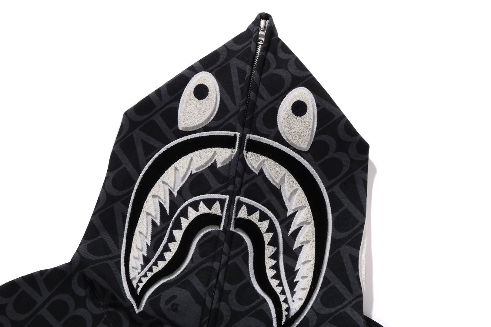 SPORT MONOGRAM SHARK HOODIE sold by Bape product image thumbnail 3