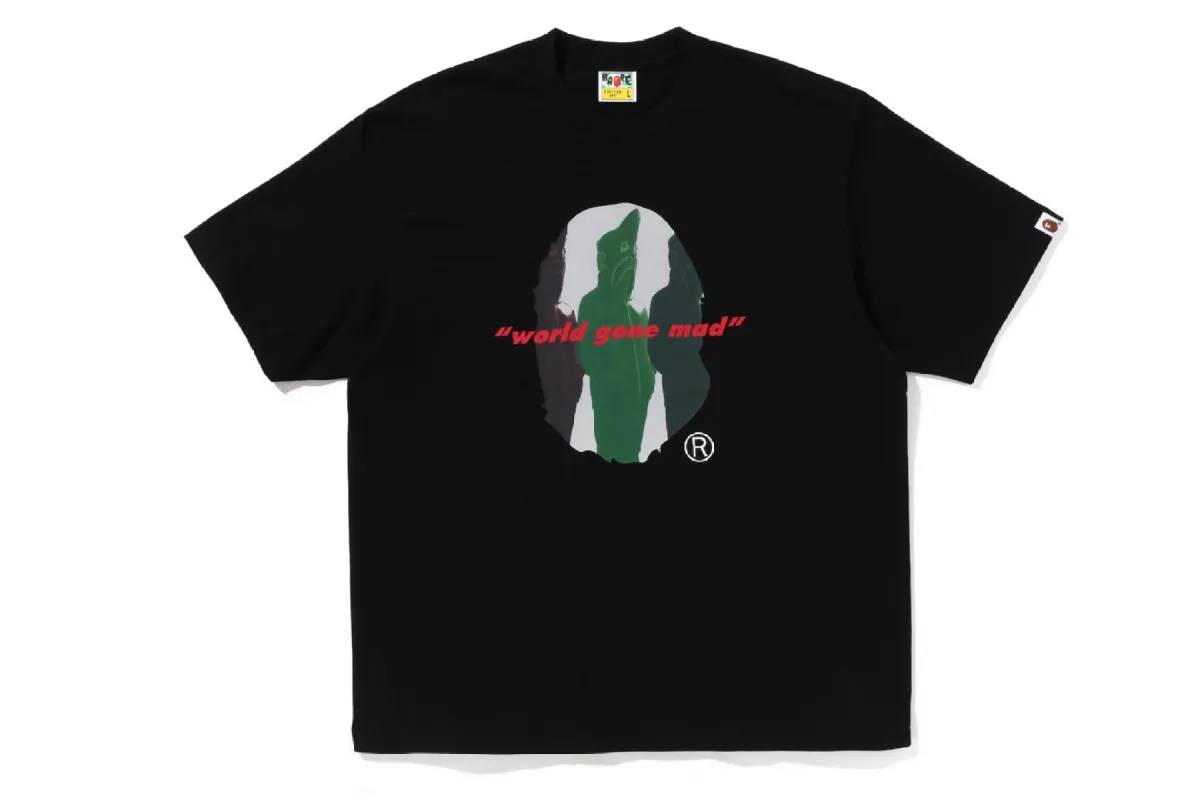 SHARK SEIJIN APE HEAD RELAXED FIT TEE sold by Bape