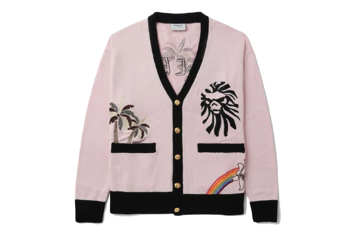 【 BAPE BLACK 】APE HEAD EMBROIDERY CARDIGAN sold by Bape