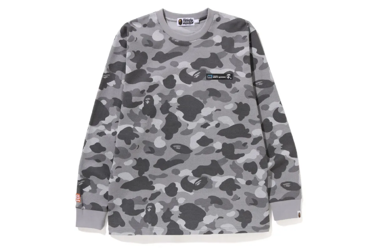 HONEYCOMB CAMO L/S TEE sold by Bape