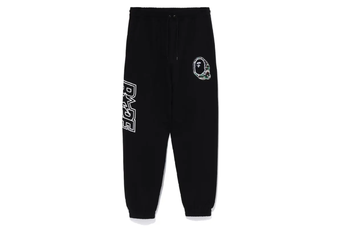 MULTI MOTIF SWEAT PANTS sold by Bape