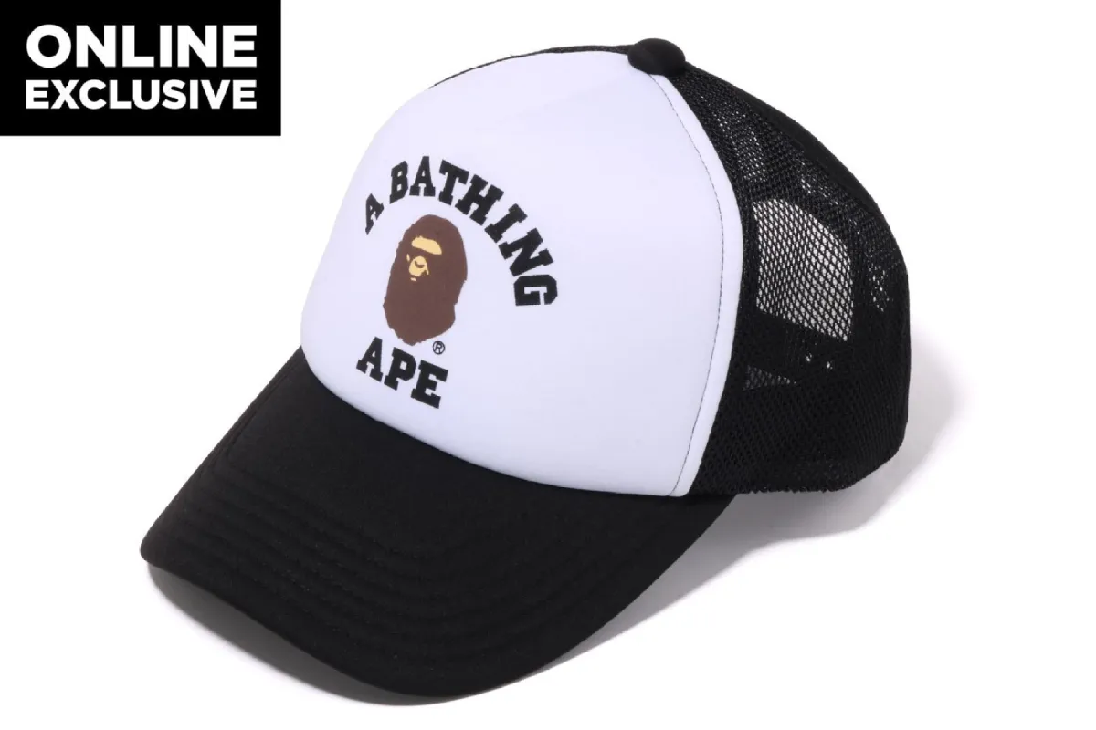 COLLEGE MESH CAP -ONLINE EXCLUSIVE- sold by Bape