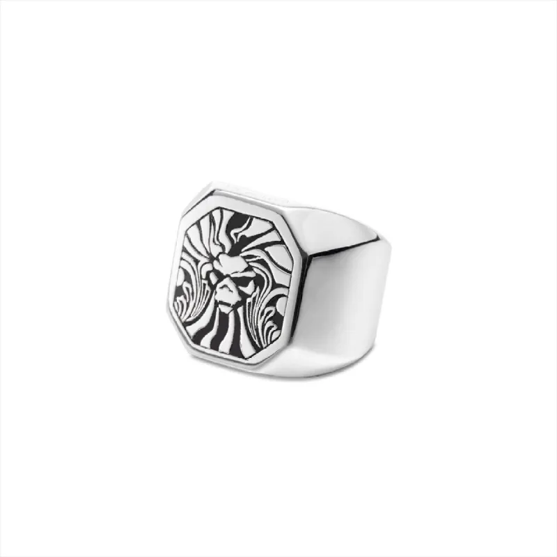 【 BAPE BLACK 】MAD FACE SILVER RING sold by Bape