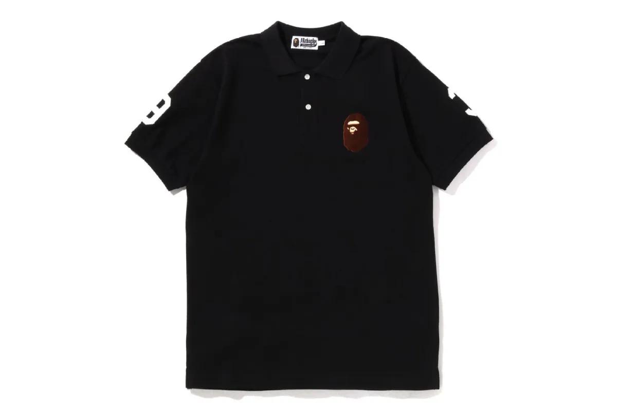 LARGE APE HEAD POLO sold by Bape