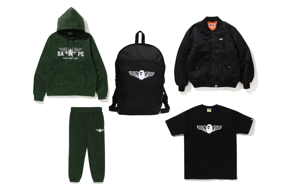 BAPE HAPPY NEW YEAR BAG MILITARY MEN'S sold by Bape