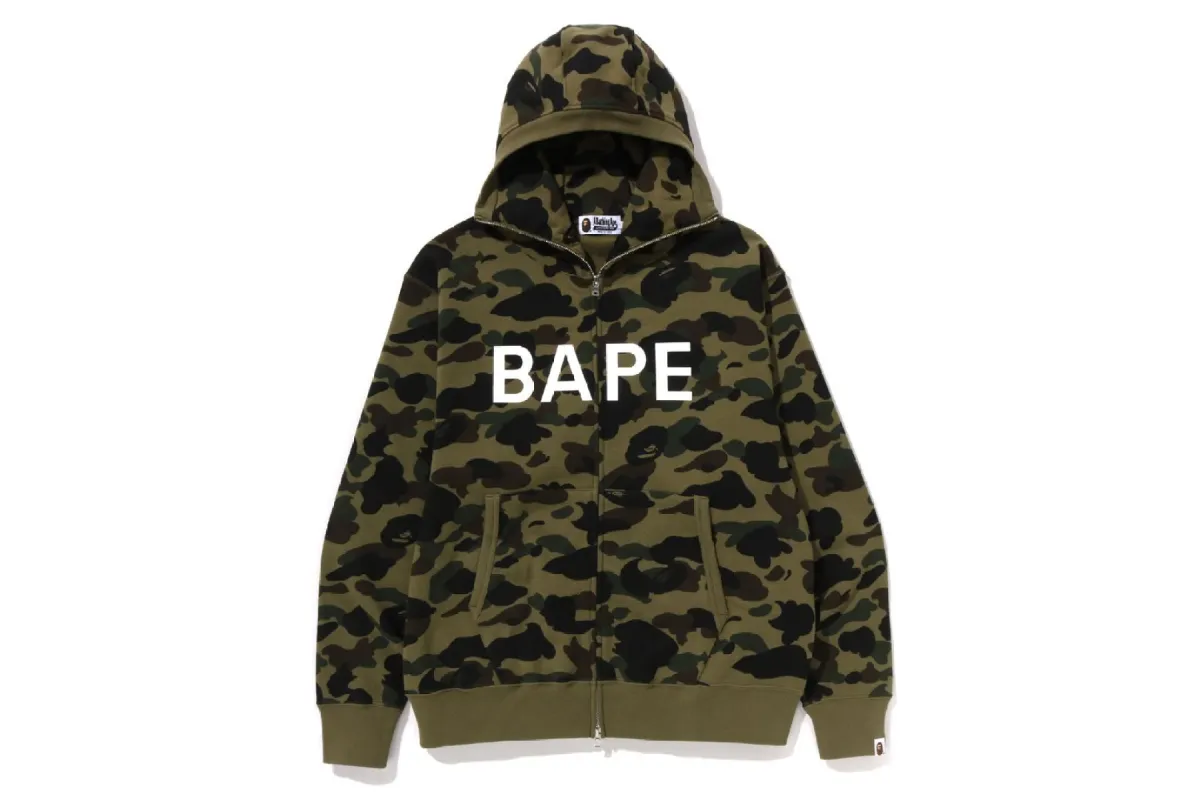 1ST CAMO FULL ZIP HOODIE sold by Bape