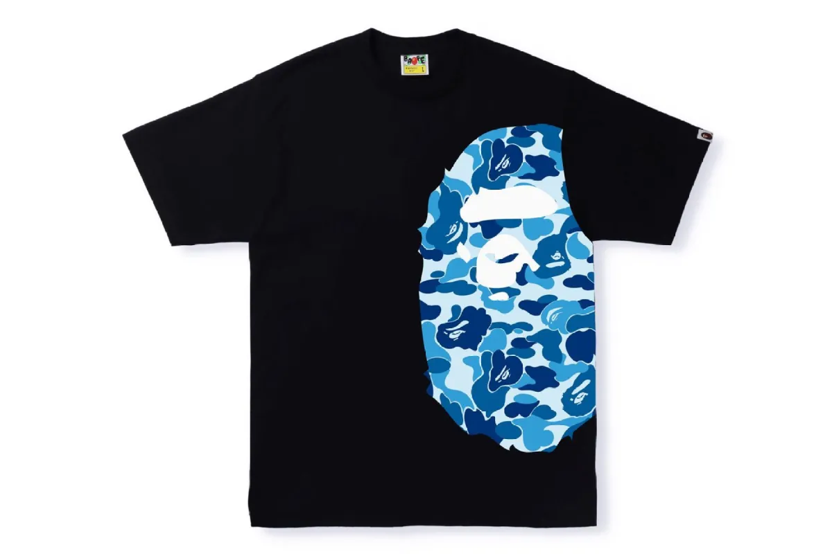 ABC CAMO SIDE BIG APE HEAD TEE sold by Bape
