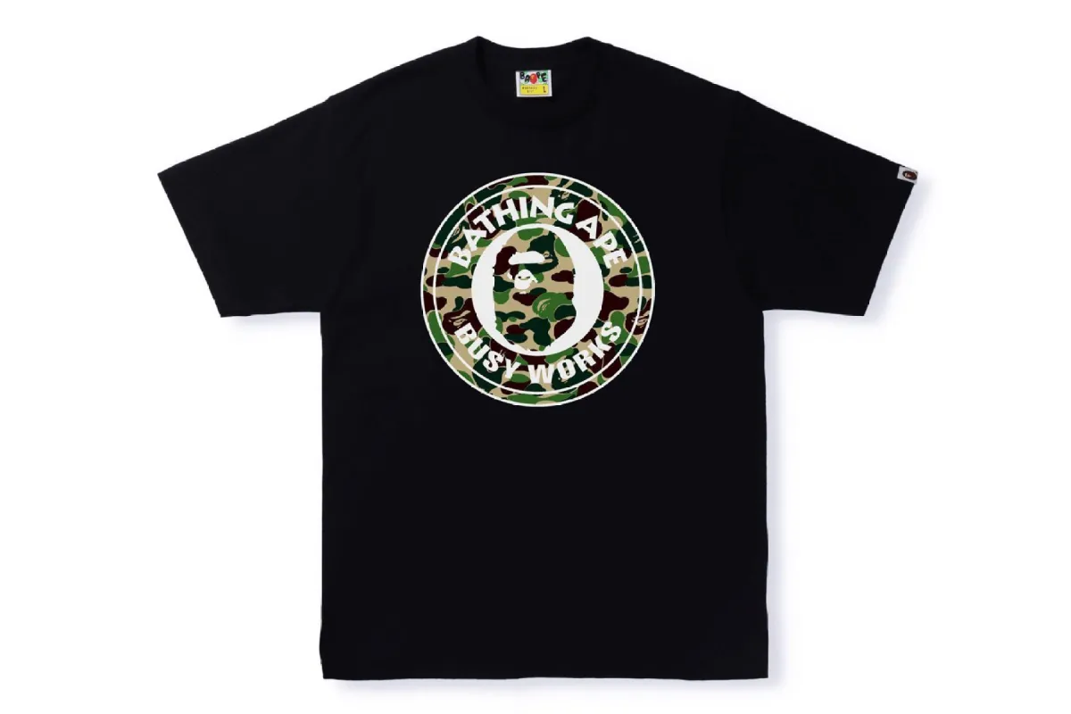 ABC CAMO BUSY WORKS TEE sold by Bape