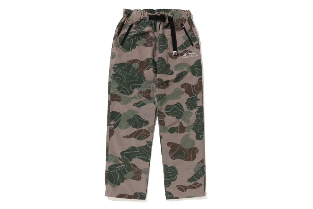 LAYERED LINE CAMO TRACK PANTS sold by Bape