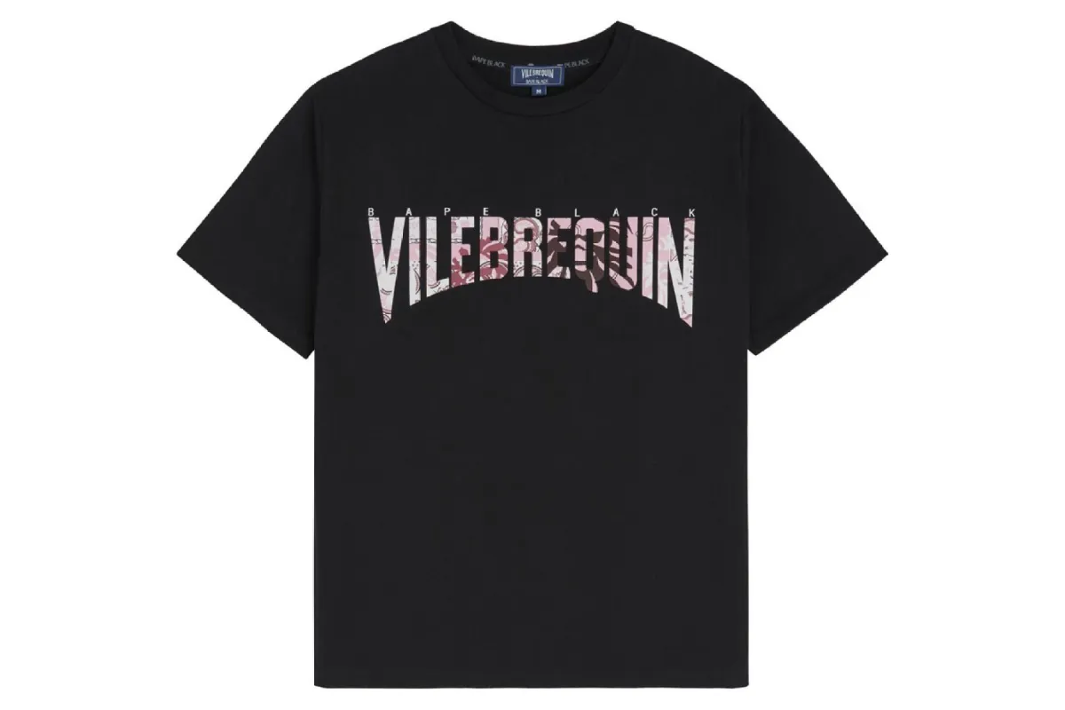 【 BAPE BLACK X VILEBREQUIN 】VILEBREQUIN LOGO TEE made by Bape