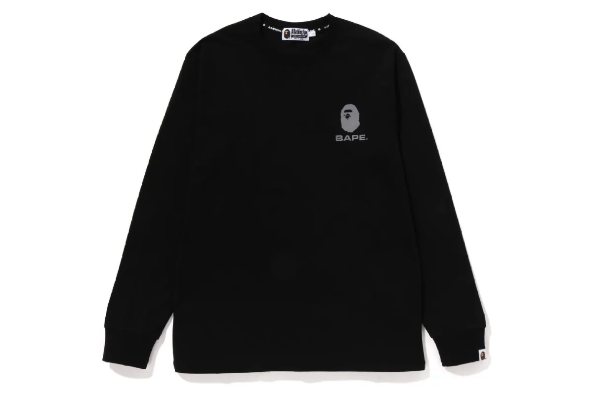 BAPE REFLECTIVE PRINT L/S TEE made by Bape