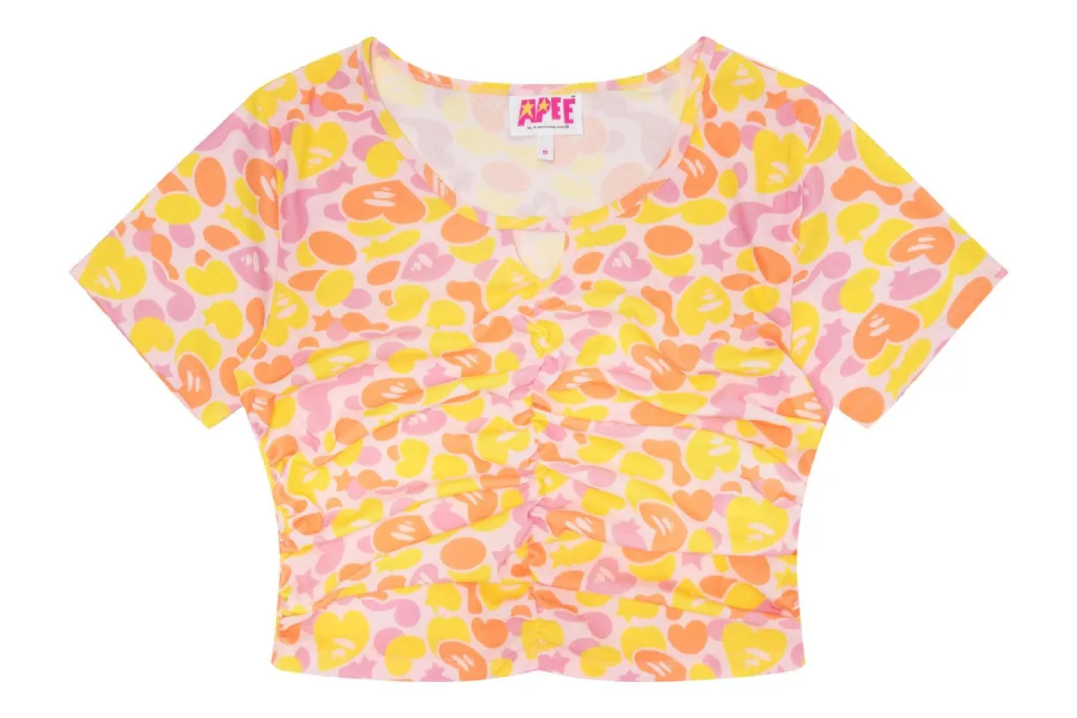 PATTERN GATHER FRONT TOP made by Bape
