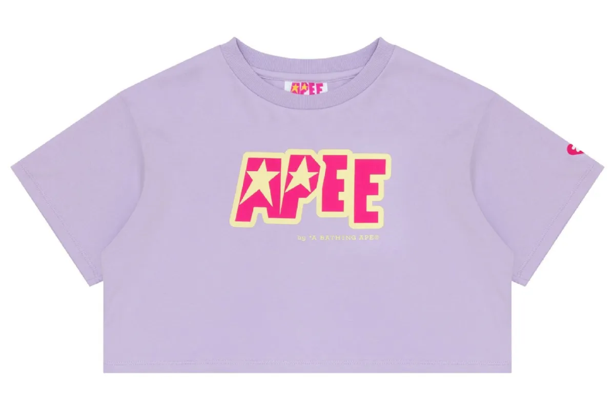 LOGO PRINTED CROPPED TEE sold by Bape