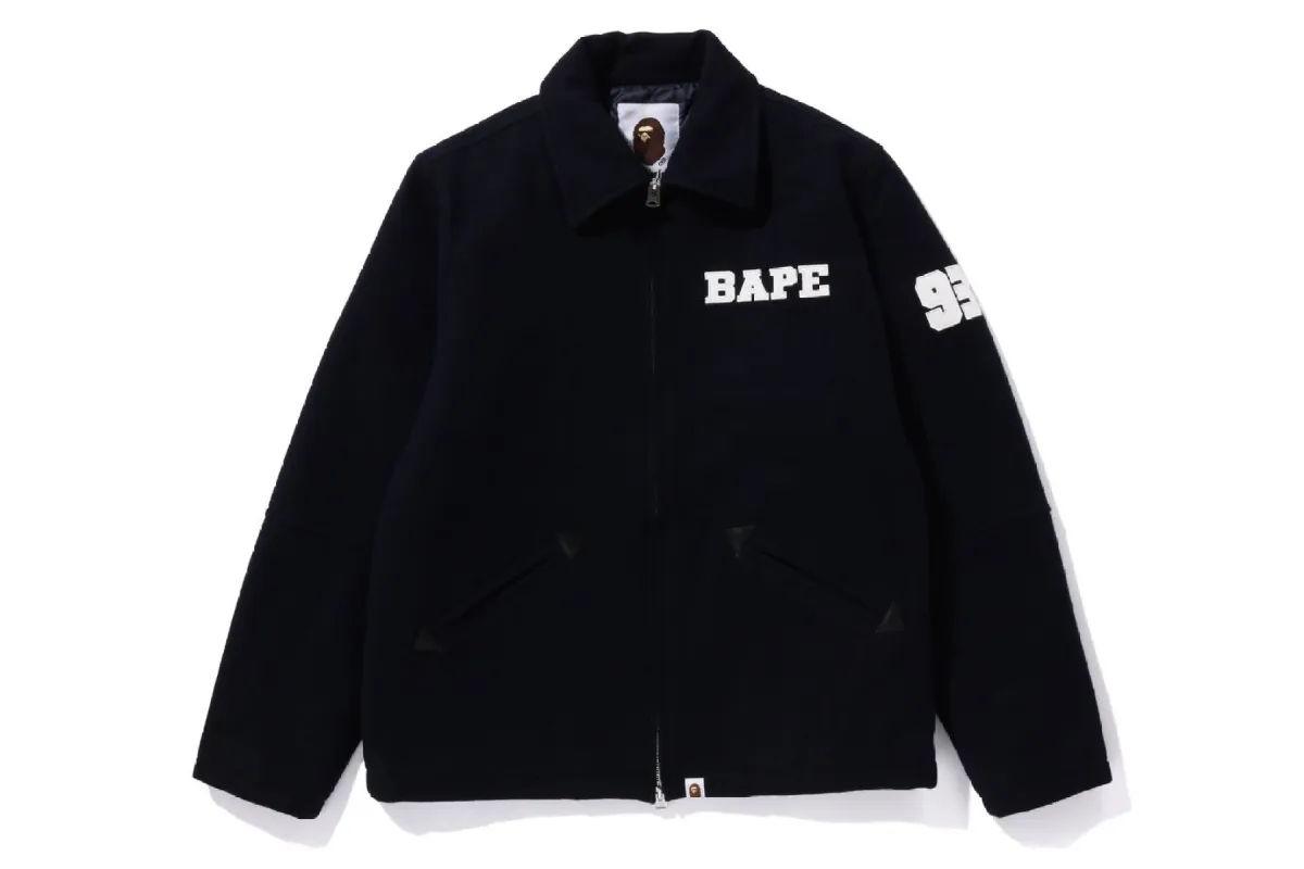 BAPE MELTON ZIP JACKET sold by Bape
