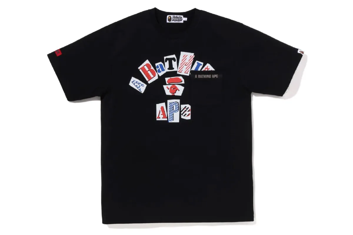 COLLEGE POCKET TEE sold by Bape