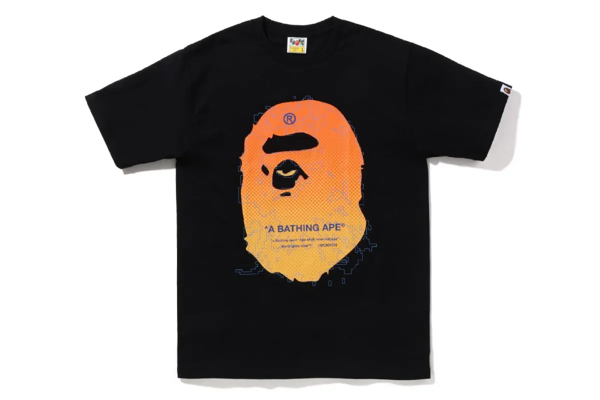 BIG APE HEAD DIGITAL MOSAIC TEE sold by Bape
