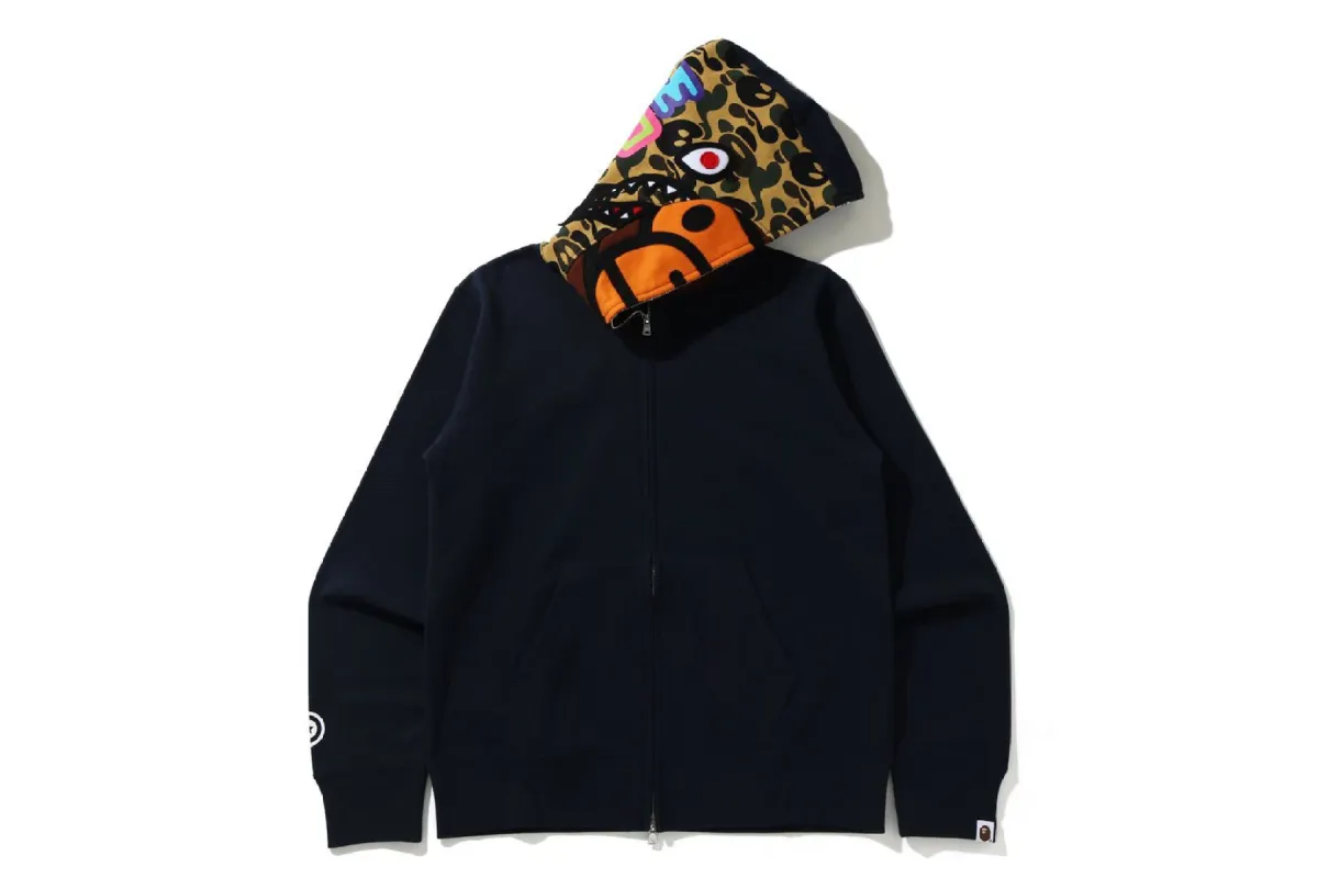 MILO SHARK FULL ZIP HOODIE sold by Bape