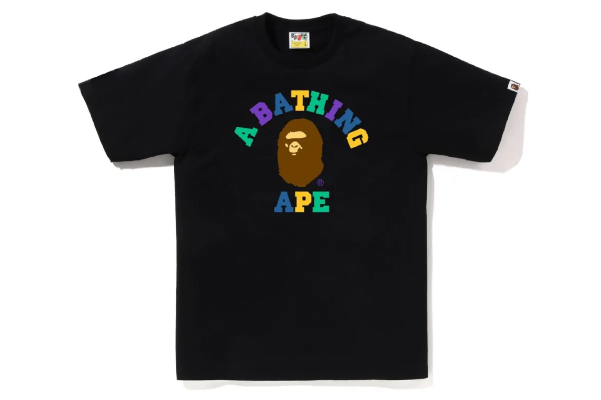 COLORS COLLEGE TEE sold by Bape