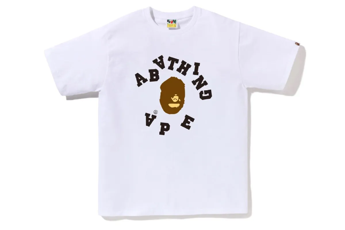 BROKEN COLLEGE TEE sold by Bape
