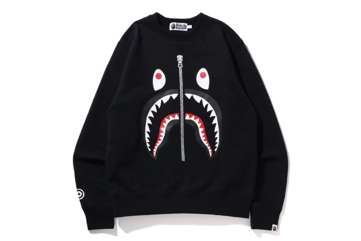 SHARK CREWNECK sold by Bape