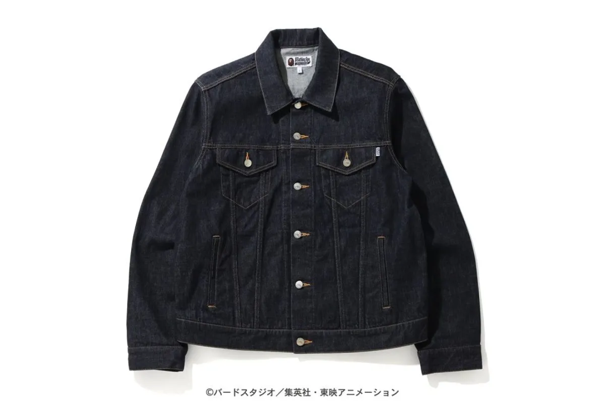 BAPE X DRAGON BALL Z 】BABY MILO BIG APE HEAD DENIM JACKET | Parallel