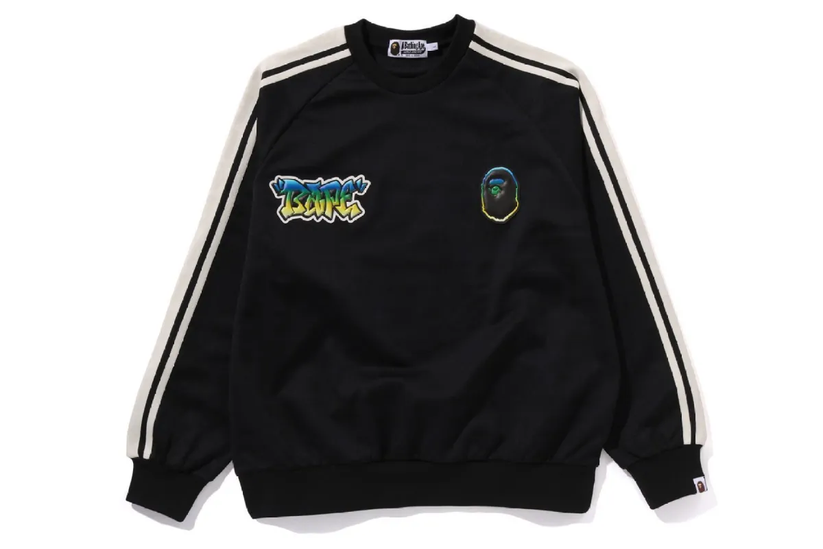 LUX SPORT PATTERN JACQUARD CREWNECK sold by Bape