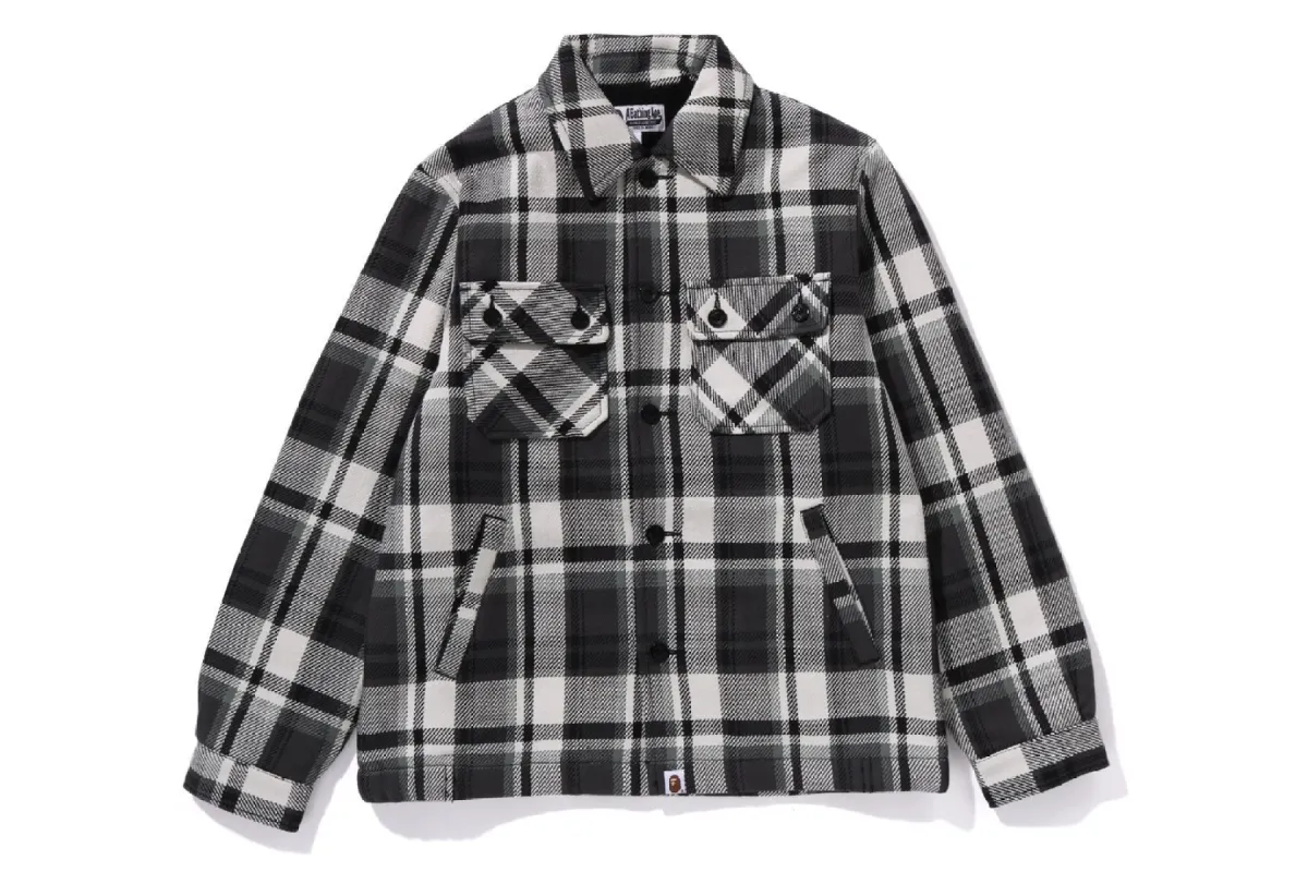 BAPE CHECK CPO JACKET sold by Bape
