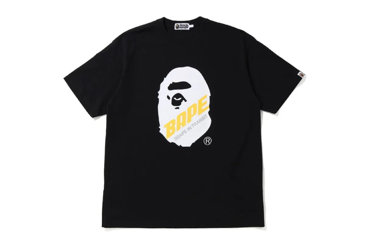 (B)APE IN TRANSIT APE HEAD OVERSIZED TEE sold by Bape