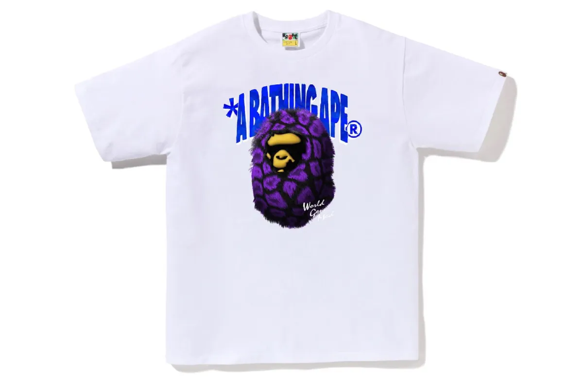 FUR APE HEAD TEE sold by Bape