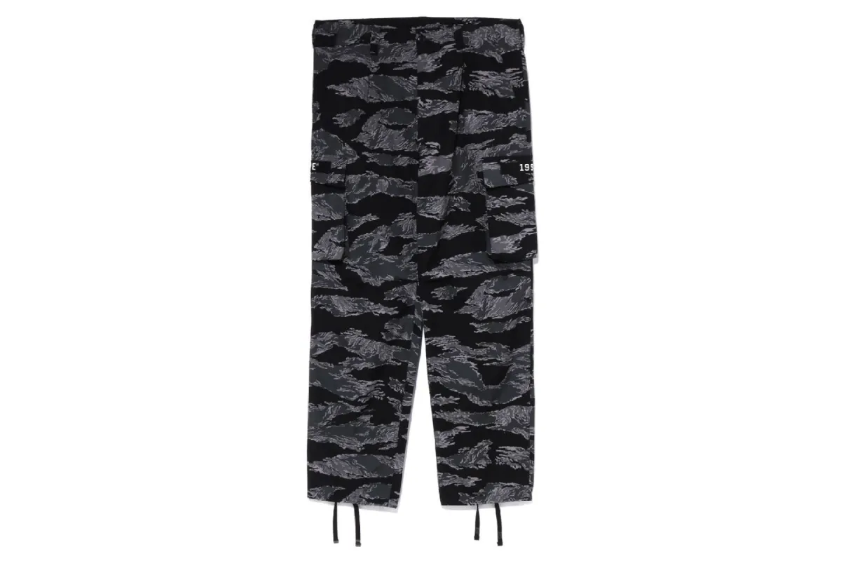 TIGER CAMO RELAXED FIT MILITARY PANTS sold by Bape