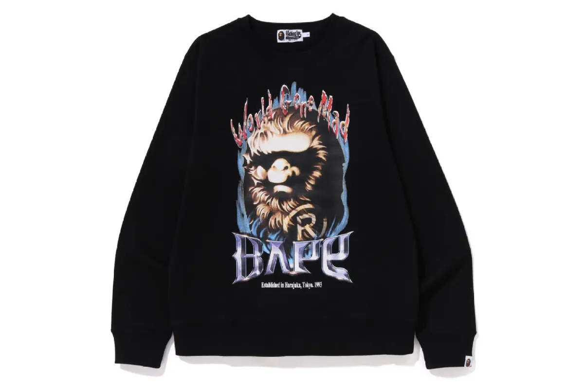 BAPE APE HEAD CREWNECK sold by Bape