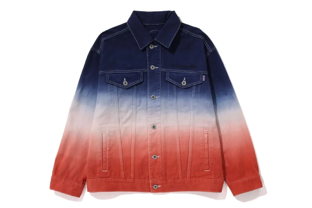 GRADATION CHAMPION DENIM JACKET sold by Bape