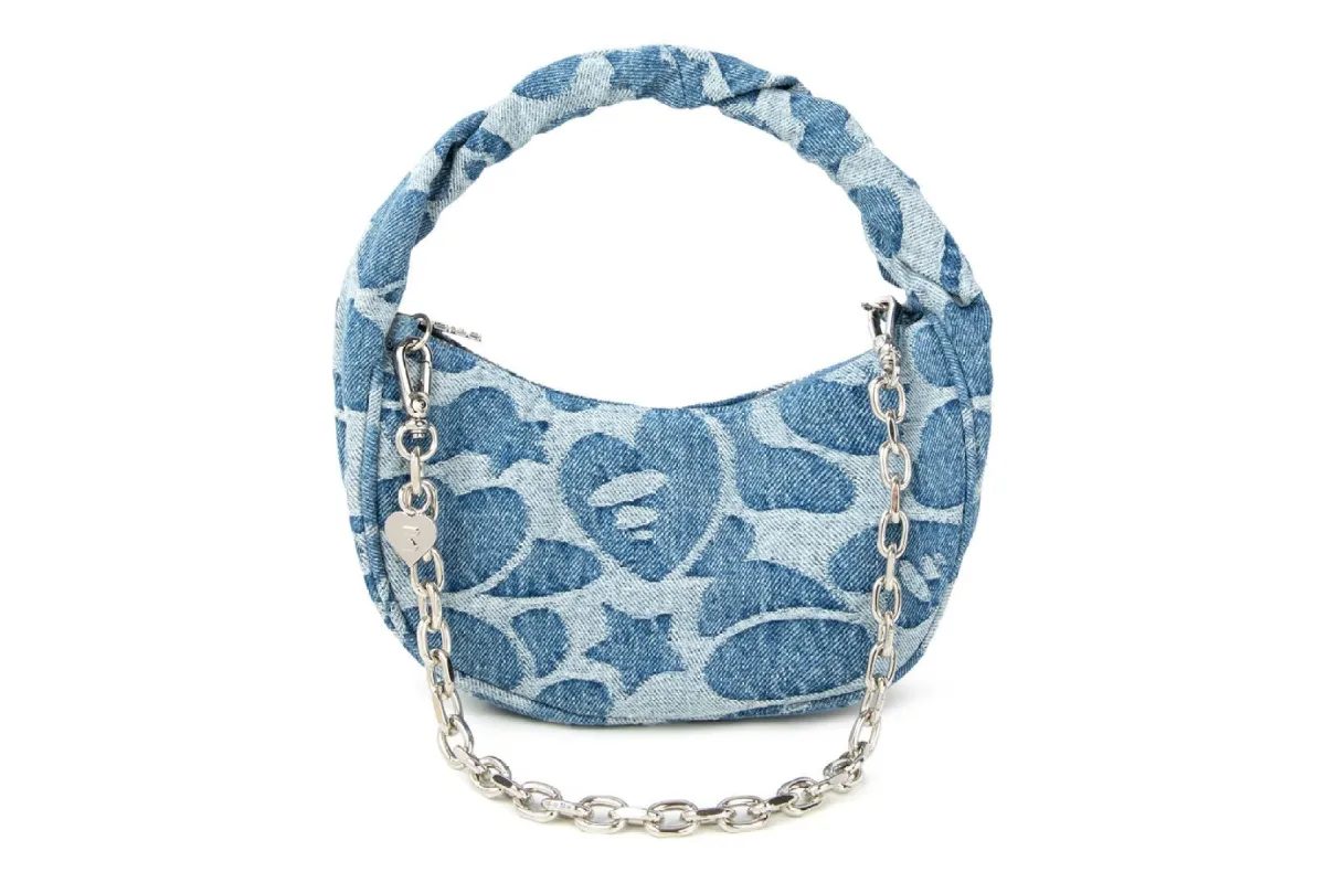 PATTERN DENIM HANDBAG sold by Bape