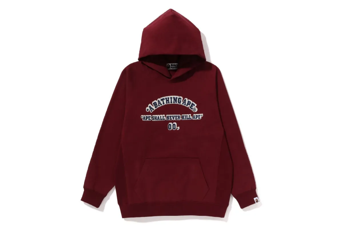 A BATHING APE OVERSIZED PULLOVER HOODIE sold by Bape