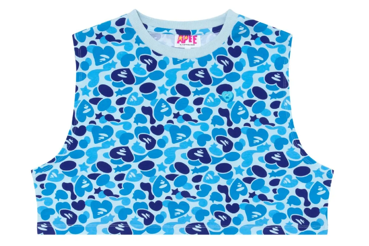 PRINTED CROPPED VEST made by Bape