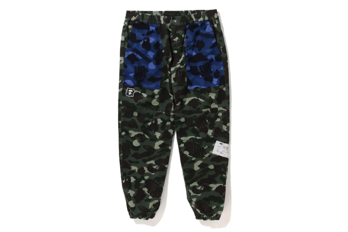 【 BAPE X UNDFTD 】COLOR CAMO FLANNEL PANTS made by Bape