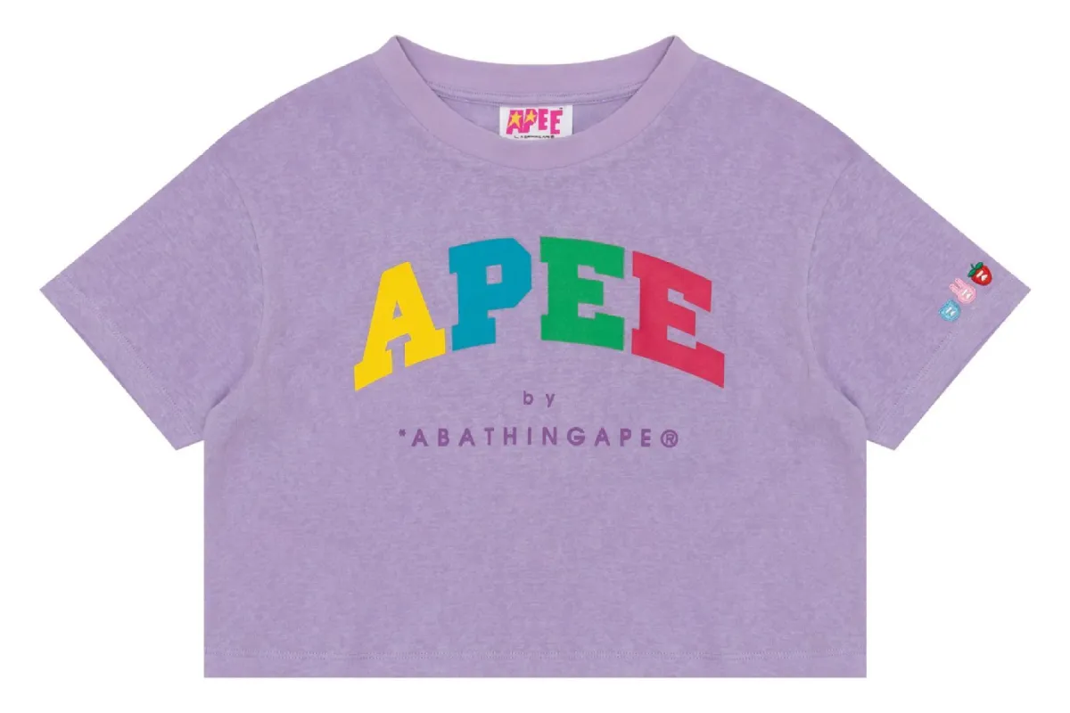 LOGO PRINTED CROPPRD TEE sold by Bape