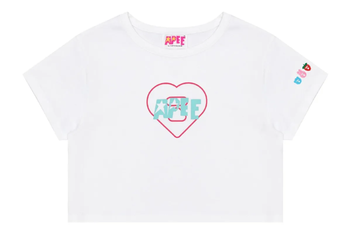 LOGO PRINTED SLIM CUT TEE sold by Bape