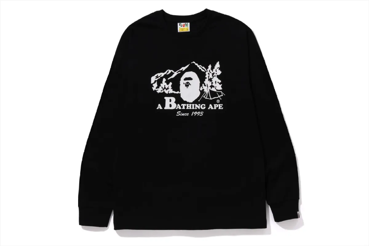 BAPE CAMP L/S TEE sold by Bape