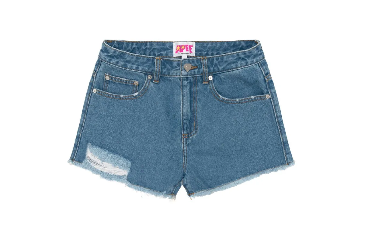 DENIM SHORTS made by Bape