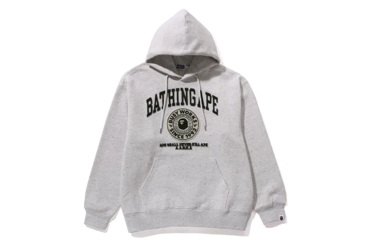 COLLEGE GRAPHIC PULLOVER HOODIE sold by Bape