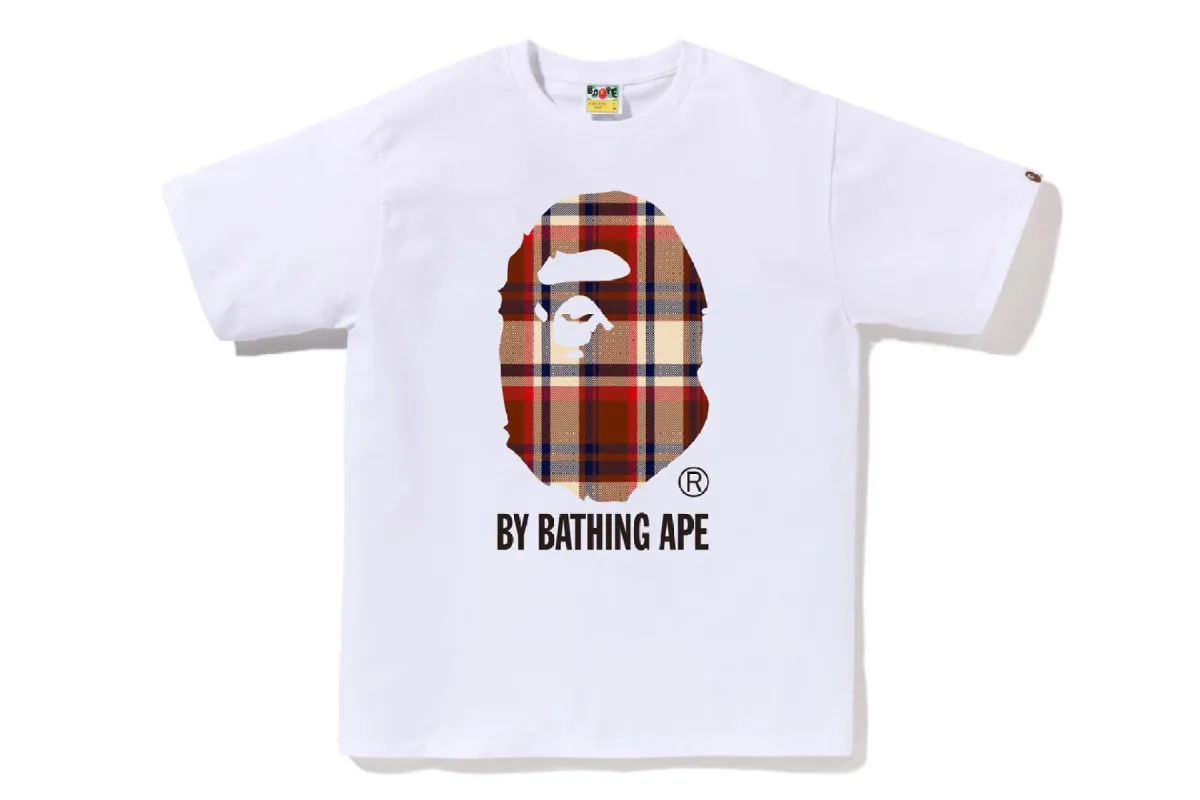 BAPE CHECK BY BATHING APE TEE sold by Bape